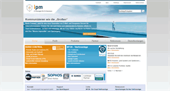 Desktop Screenshot of ipm-koeln.de