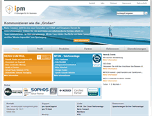 Tablet Screenshot of ipm-koeln.de